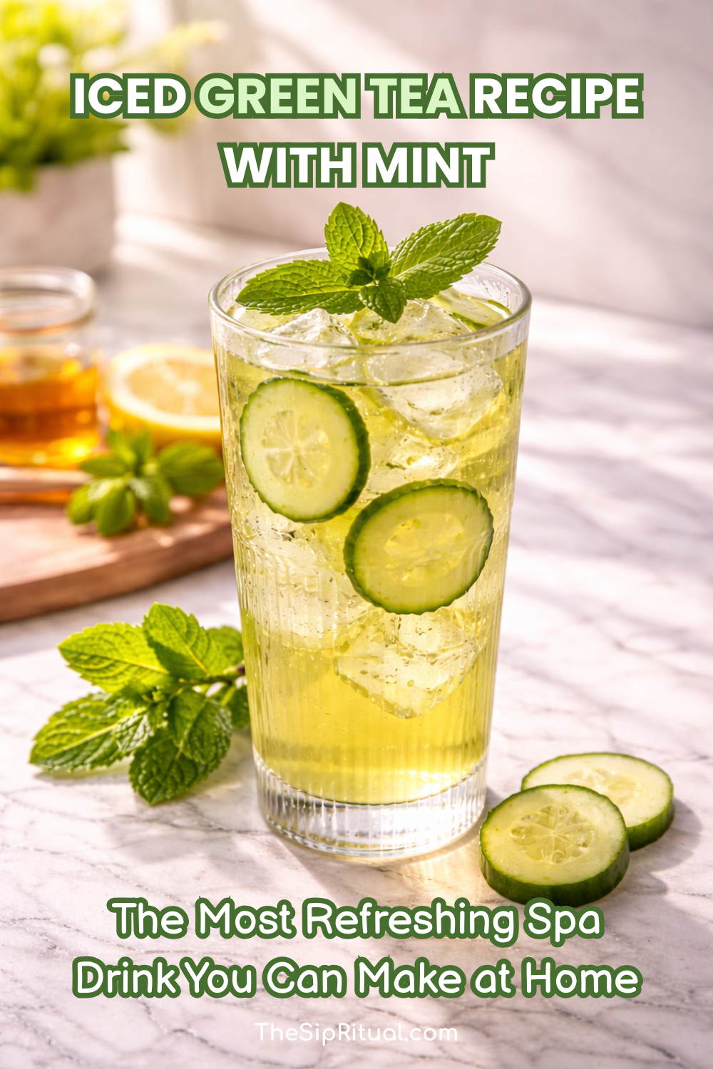 Iced Green Tea Recipe with Mint (How to Make It Without the Bitterness)